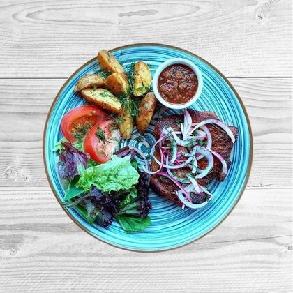 Стейк из свиной шеи