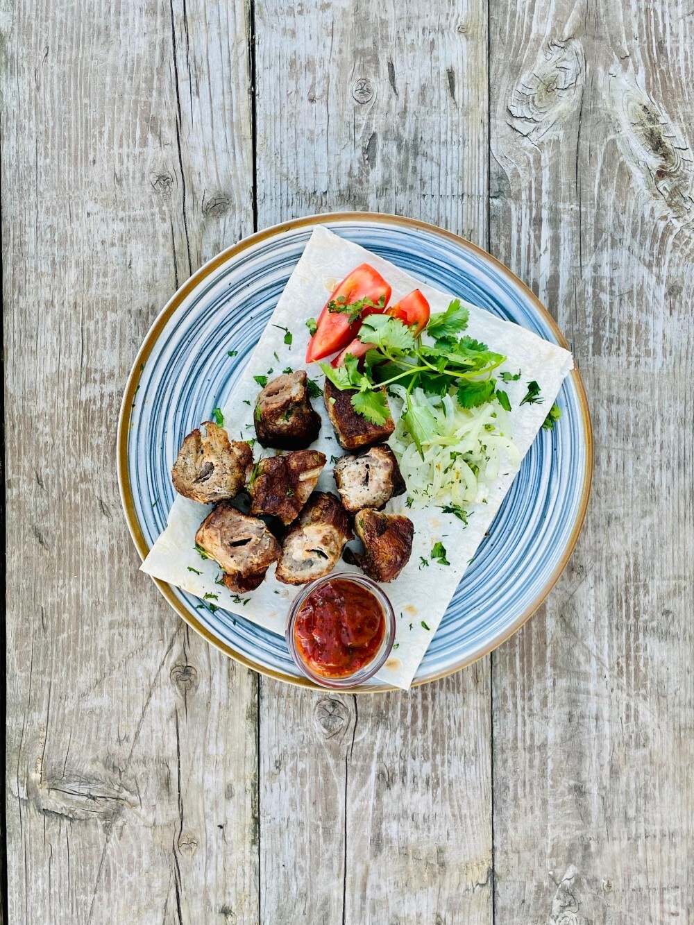 Шашлык из свиной шеи