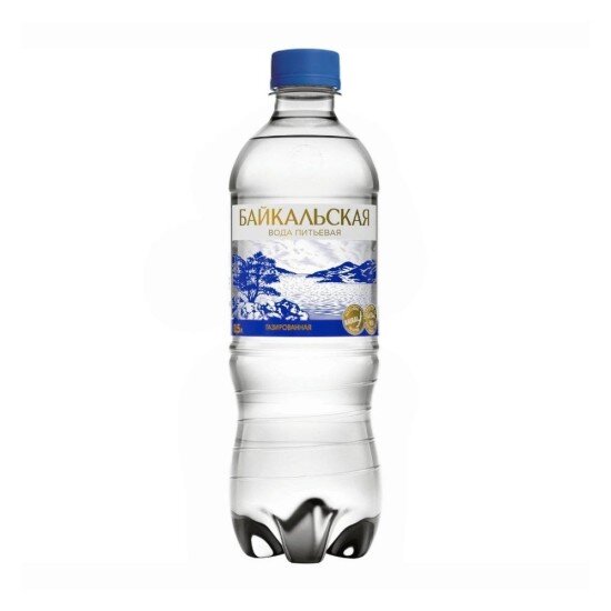 Вода "Байкальская" газ 0,5 л