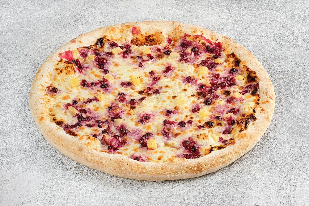 С брусникой и ананасом