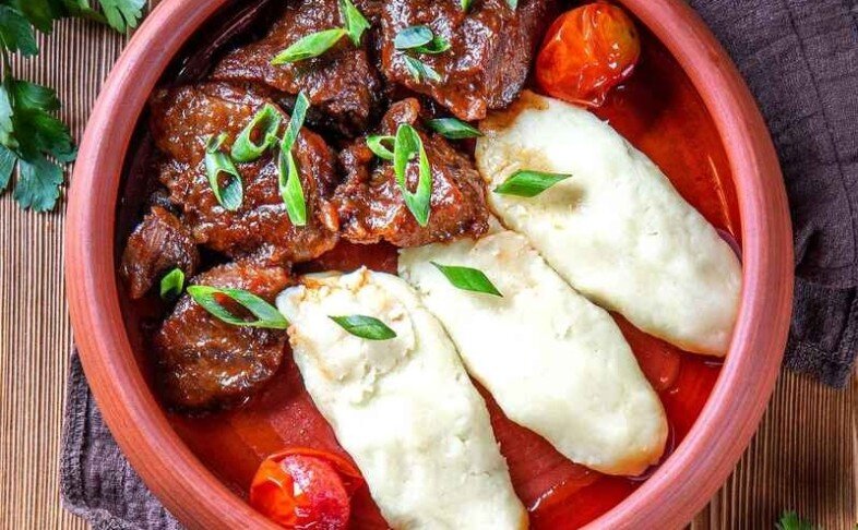 Щечки говяжьи с картофельным пюре