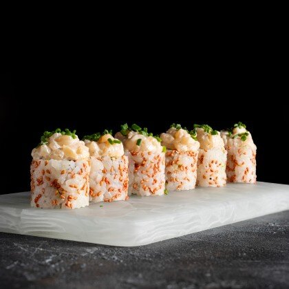 Ролл тар-тар Гребешок