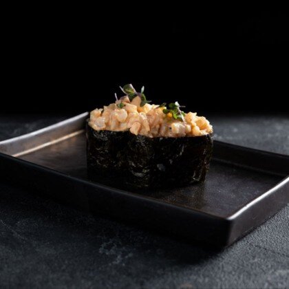 Острые суши креветки