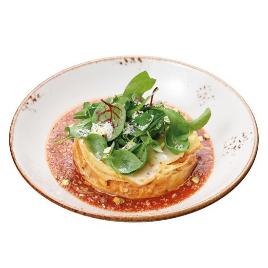 Лазанья с индейкой в том соусе