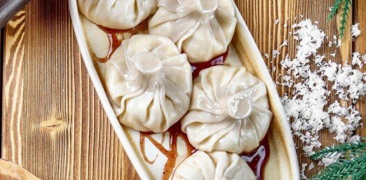 Хинкали с олениной