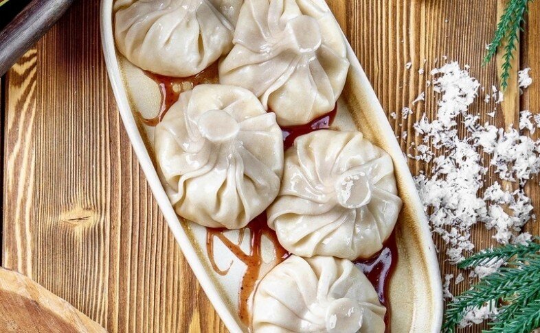 Хинкали с олениной