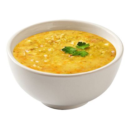 Гороховый суп с ржаными гренками