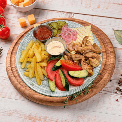 Шаурма на тарелке, 430 г