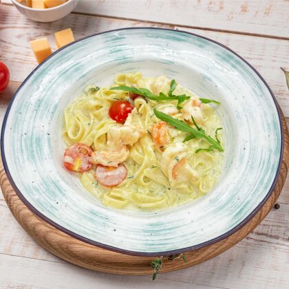 Тальятелле с креветками, 300г