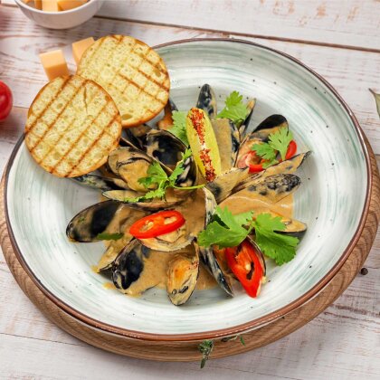 Мидии в соусе Том Ям, 300 г