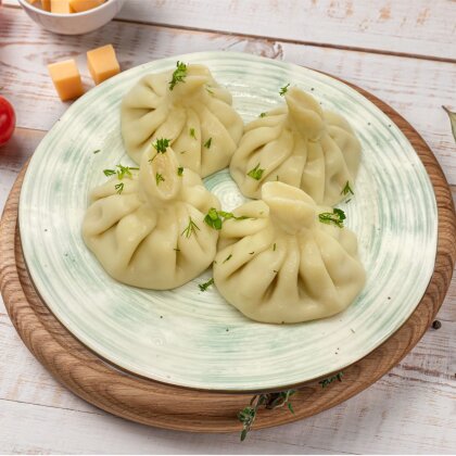 Хинкали с бараниной, 4 шт