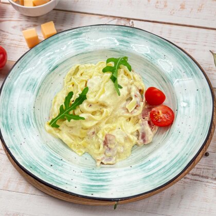 Тальятелле с соусом карбонара, 300г