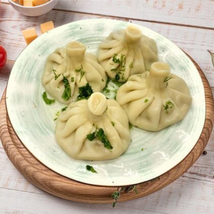 Хинкали с говядиной, 4 шт