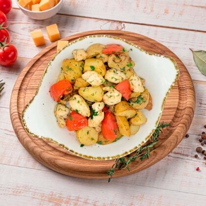 Курица с овощами, 300 г