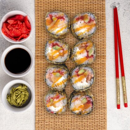 Филадельфия Радуга, 8 шт (250 г)