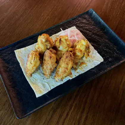 *Куриные крылья на мангале