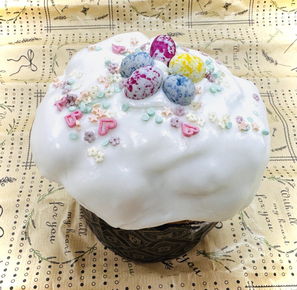Творожный кулич