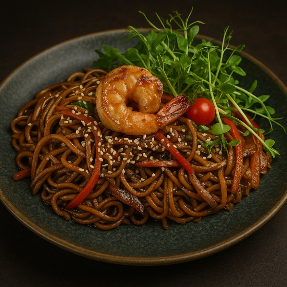 WOK креветки