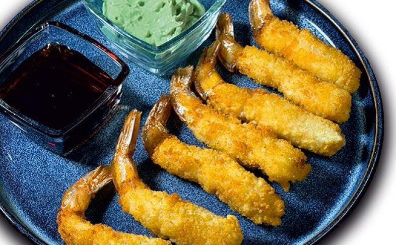 Креветки в темпуре