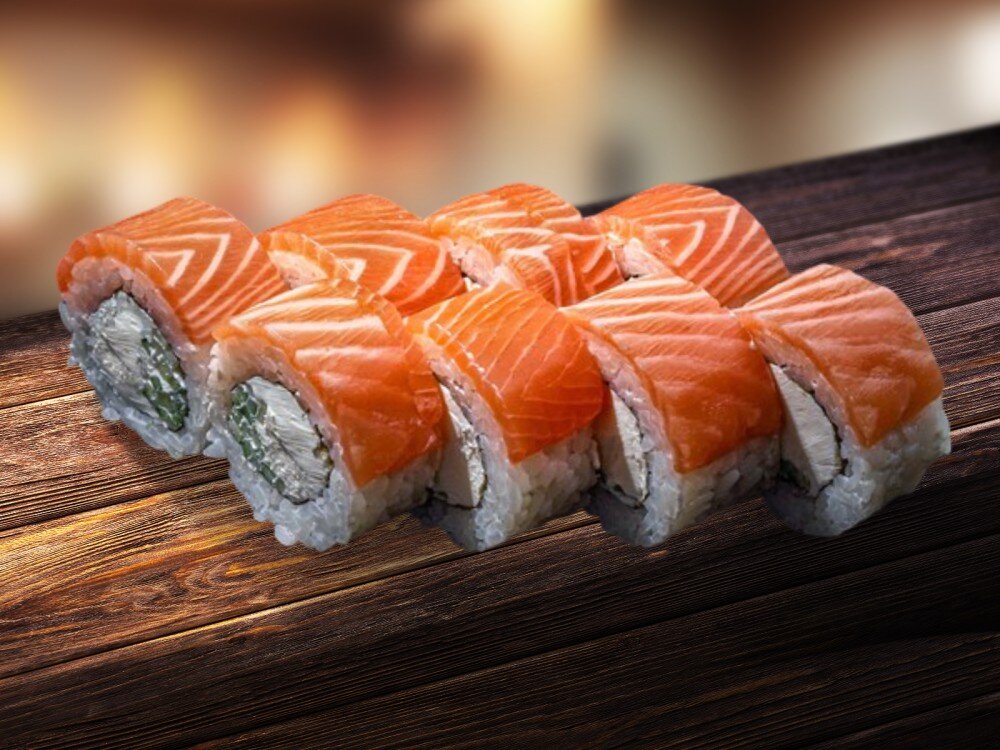 Филадельфия с лососем (мини)