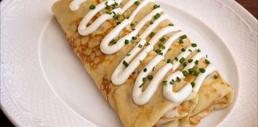 Блины с томленной говядиной