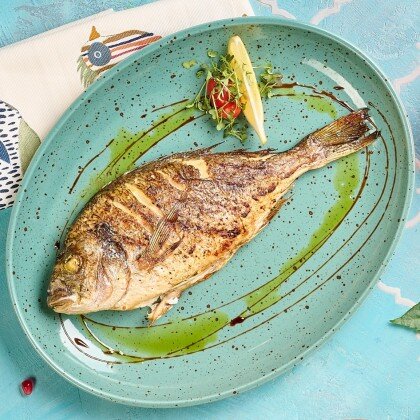 Дорадо на гриле