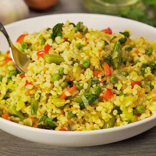 Булгур с овощами (вес 150 гр)