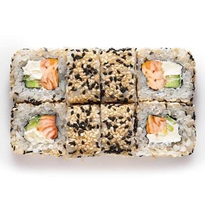 Роллы Запеченный ролл с лососьем