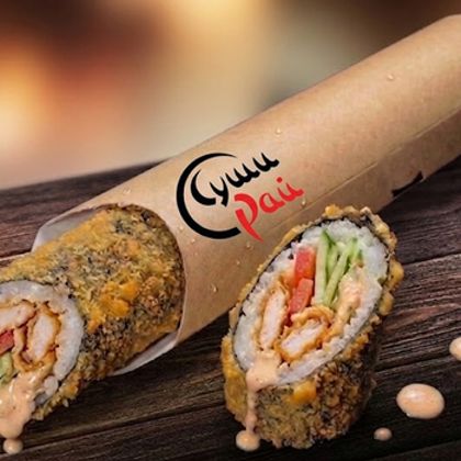 Японская шаверма в темпуре с курицей