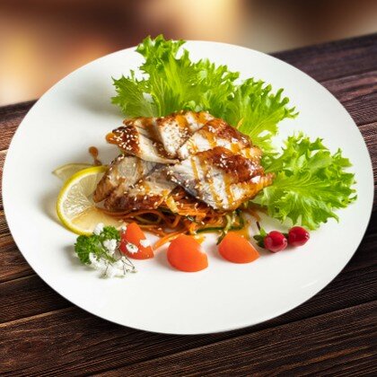 Салат с угрем