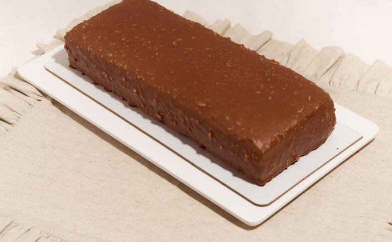 Торт "Шведский миндальный с шоколадом"