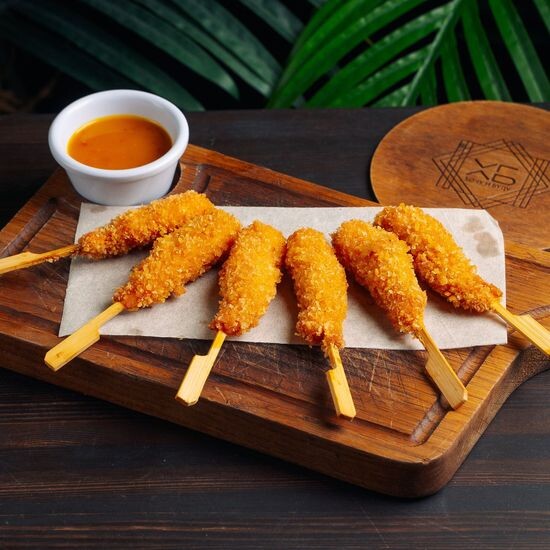 Креветки темпура