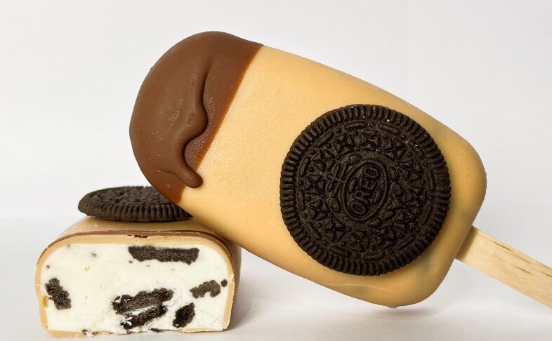Эскимо-чизкейк на палочке "OREO"