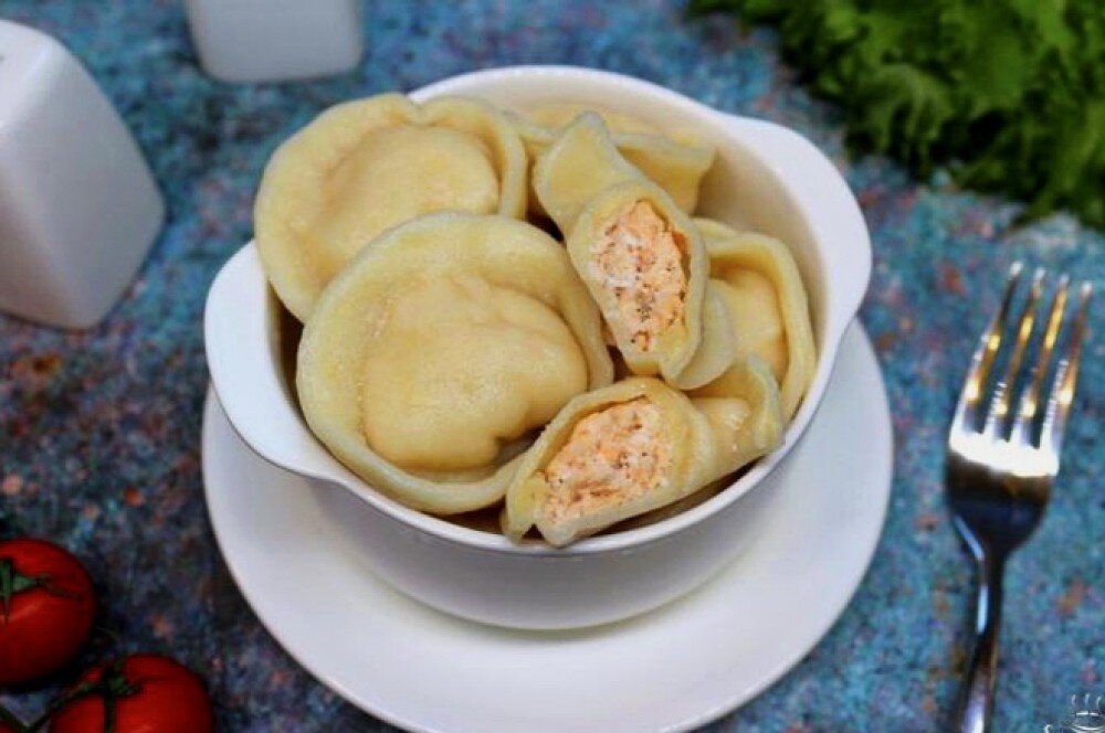 Пельмени из горбуши "лососевые"