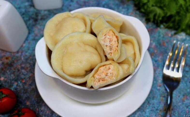 Пельмени из горбуши "лососевые"