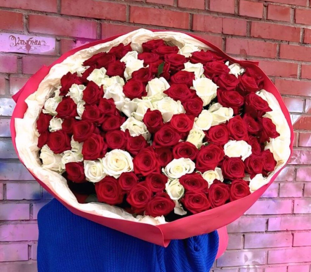 Розы в фоамиране 101 шт