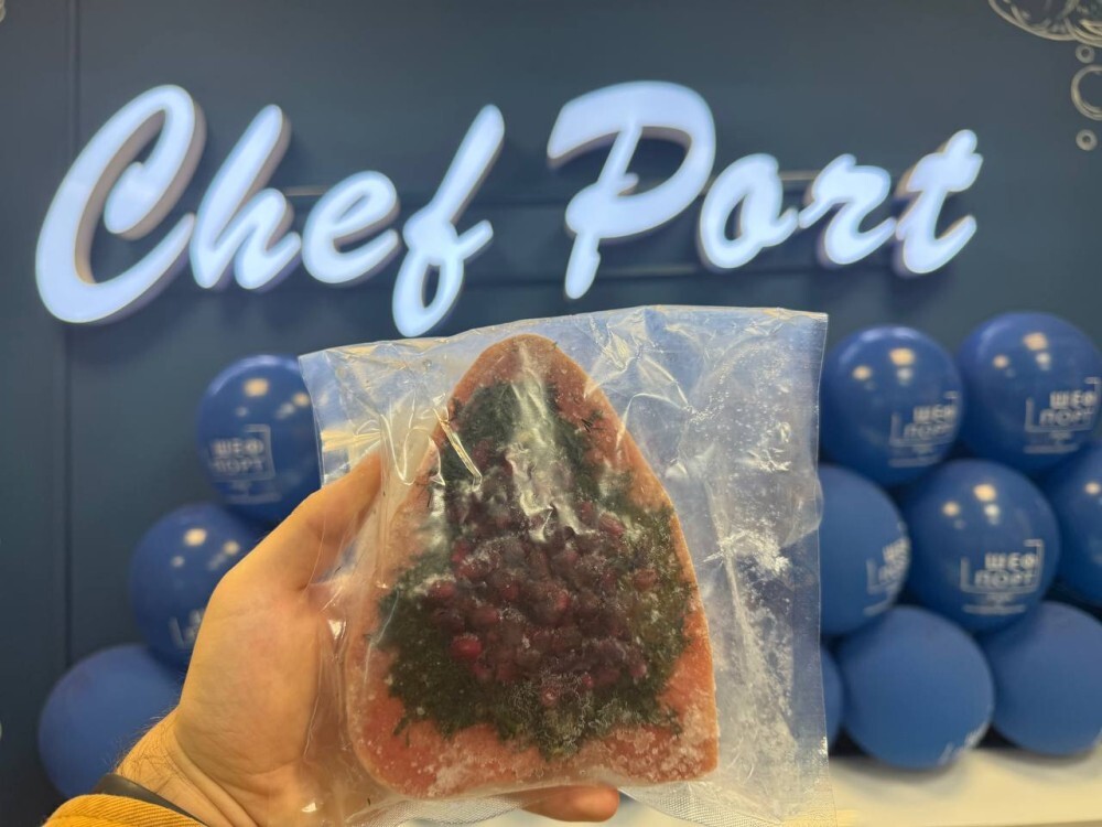 Стейк тунца с укропом и гранатом, кг