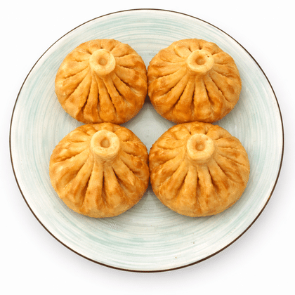 Хинкали с сыром и зеленью, 4 шт