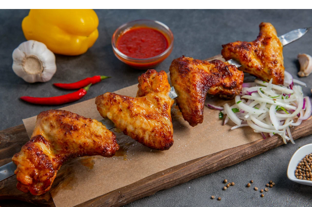 Шашлык из куриных крылышек