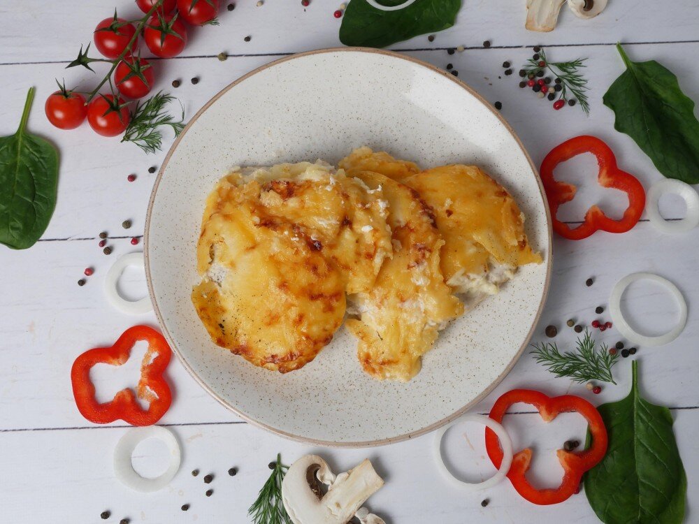 Куриная отбивная с ананасом 100гр