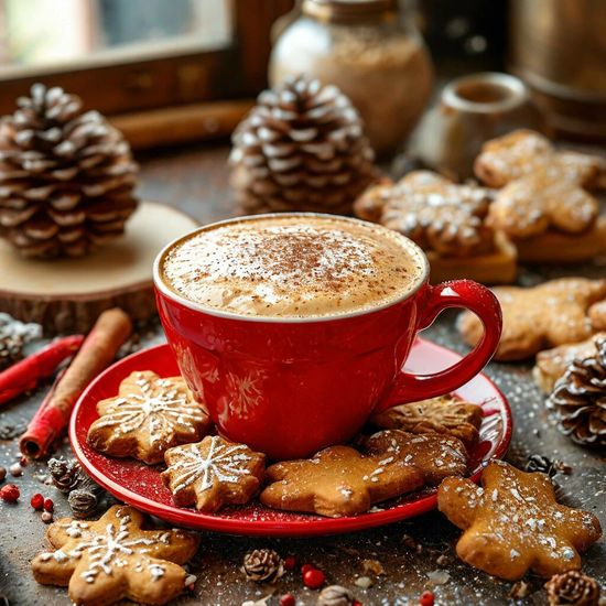 Имбирно пряничный латте