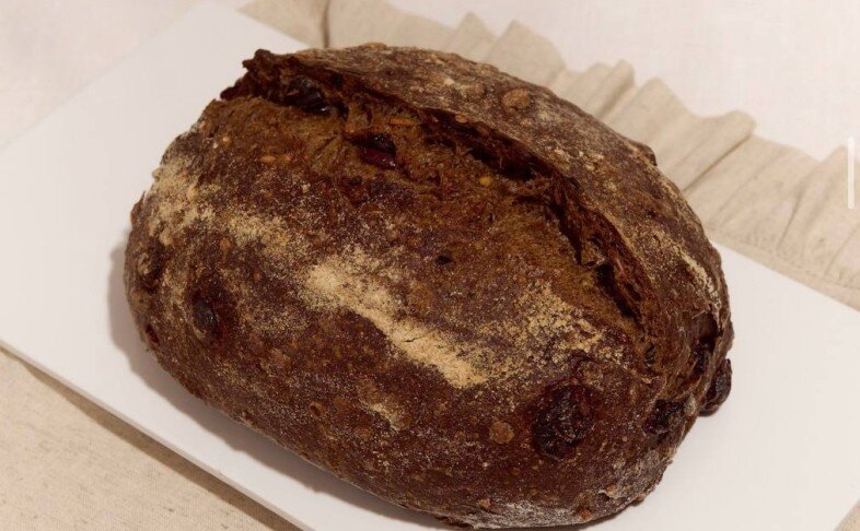 Солодовый с вяленной клюквой и злаками