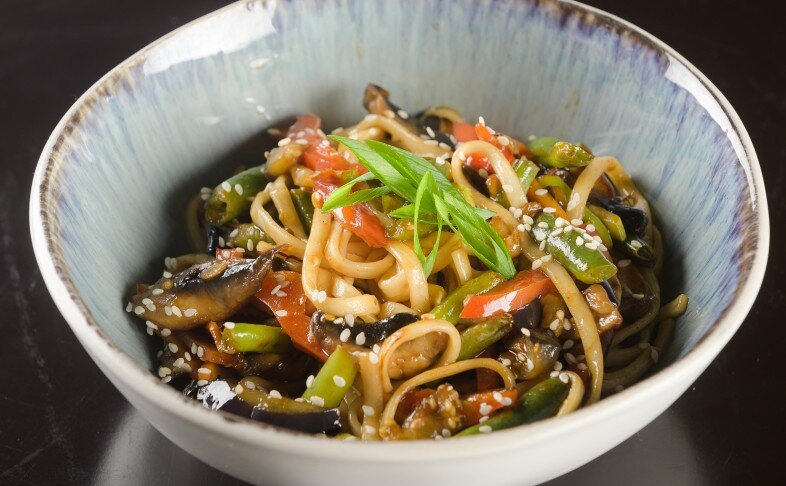 Удон пшеничный с овощами «Веган»