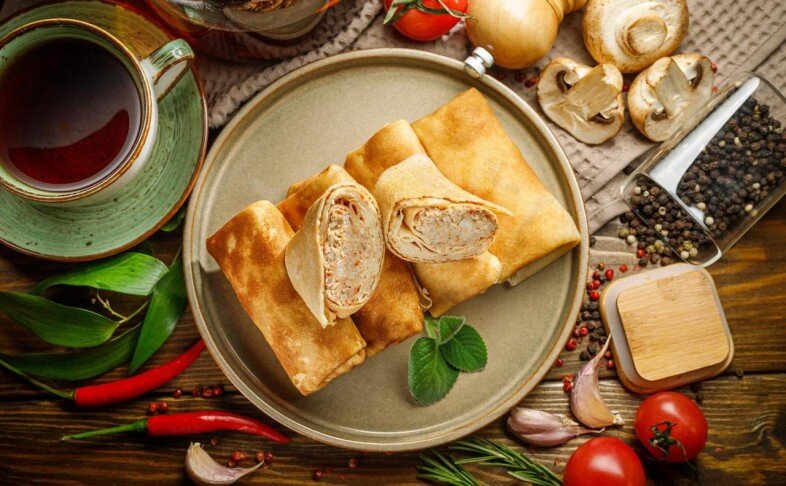 БЛИНЧИКИ С МЯСОМ