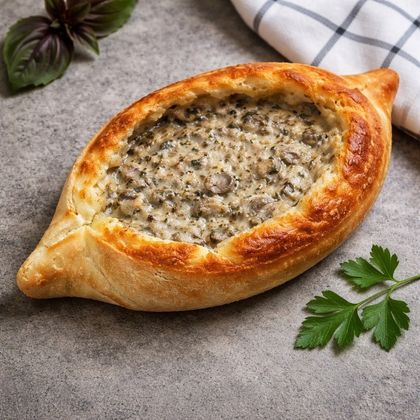 Хачапури по Аджарски с грибами