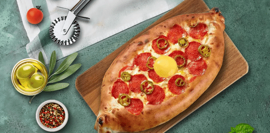 Хачапури острый с пепперони