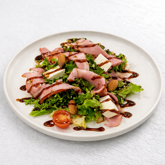 Салат с копчённой говядиной