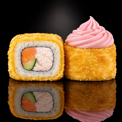 Лава темпура с Лососем