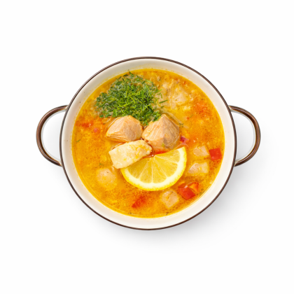 Уха с форелью, 300 г