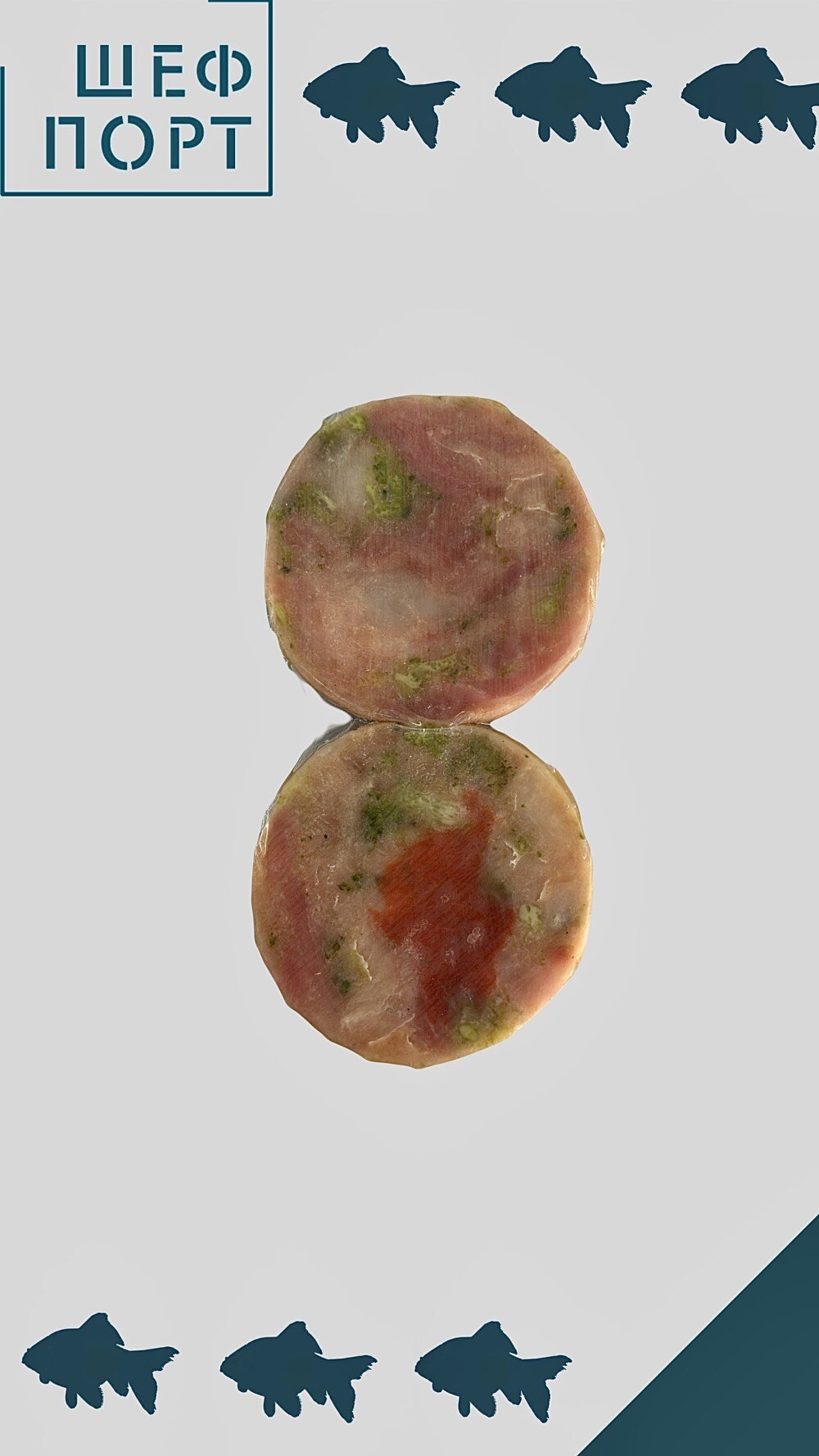 Медальоны тунец, треска, брокколи 180 гр